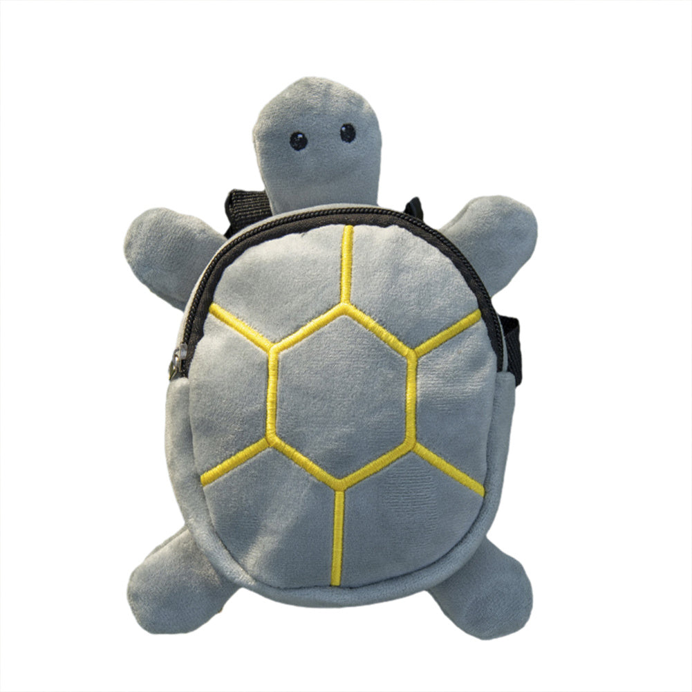 Sac à dos pour chien en forme de tortue de dessin animé, harnais anti-traction pour animaux de compagnie, gilet de transport automatique, fermeture éclair en métal, sac à dos de grande capacité, produits pour animaux de compagnie