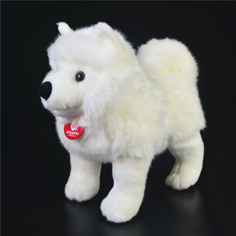 Samoye Perro Peluche Juguete Simulación Animal