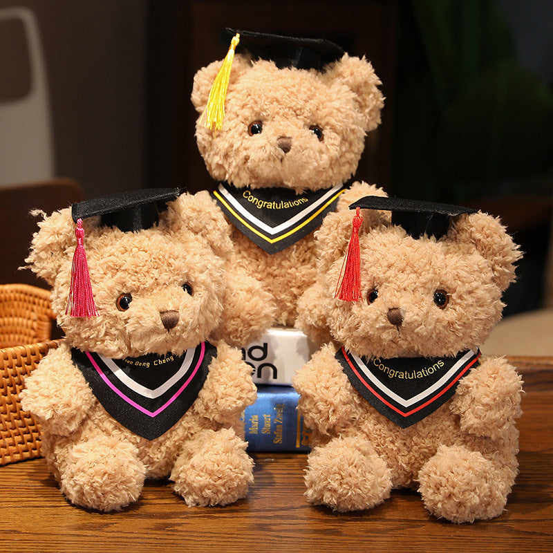 Gown Of Doctor Degree Teddy Bear Doll Plush Toys