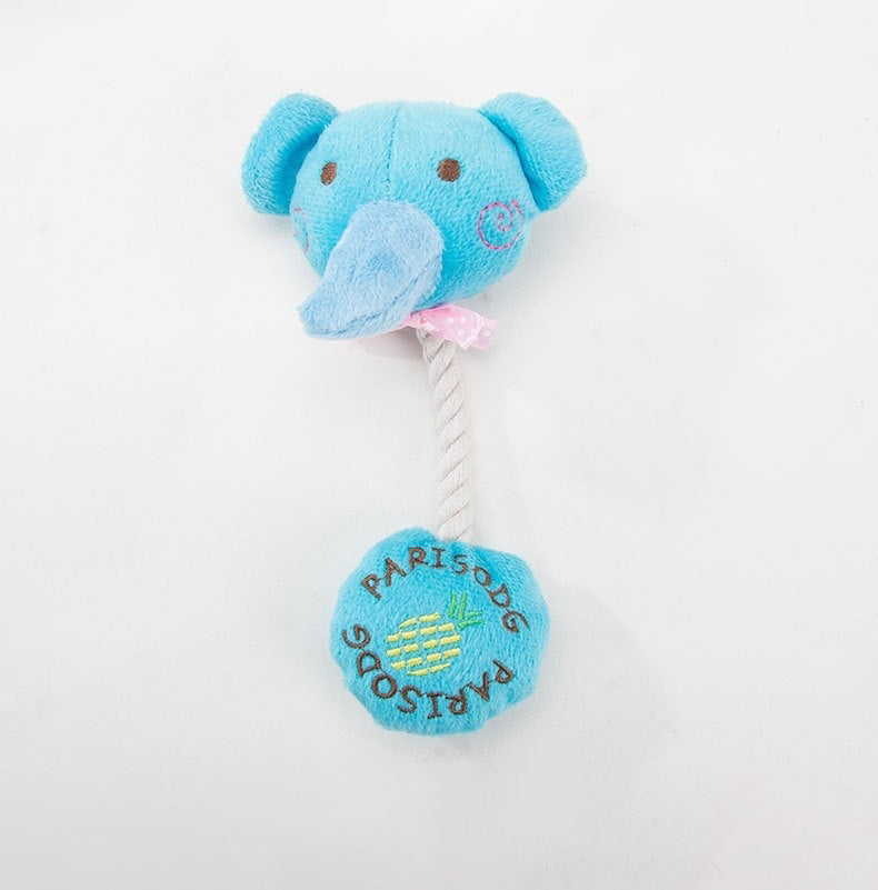 Animaux Fournitures pour animaux de compagnie Jouet vocal pour chien Jouets en peluche Vache Grenouille Jouet en corde pour animaux Résistant aux morsures Jouets pour animaux de compagnie Outil molaire pour animaux de compagnie