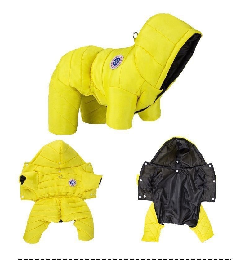 Winter Pet Cotton-padded Clothes Thickening Thermal Windproof Multifunctional