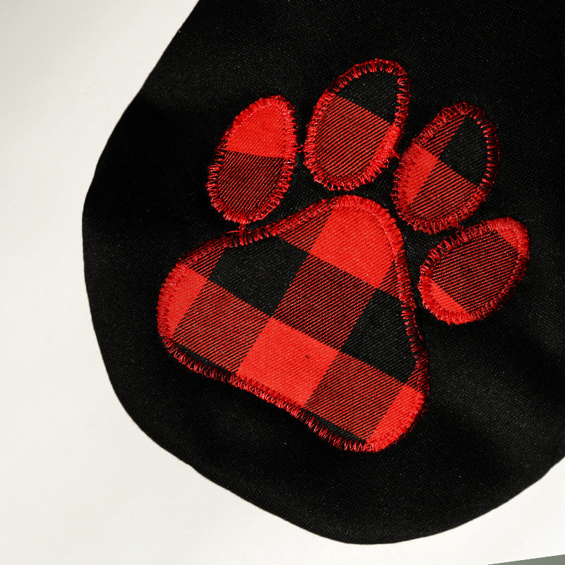 Autumn And Winter Small Medium And Large Dogs Love Plaid Dog Clothes