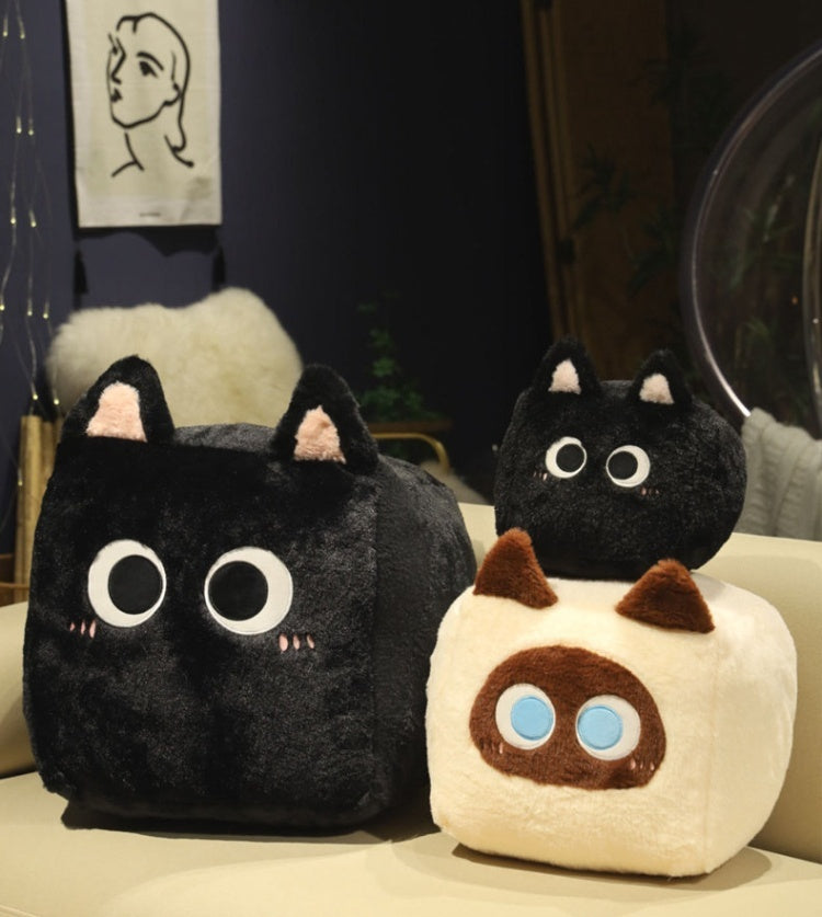 Square Cat Doll Sleeping Pillow Plush Toy