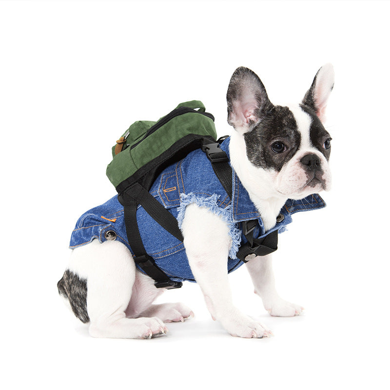 Pet Dog Washable Square Backpack Small