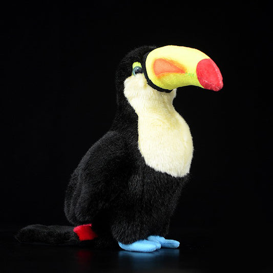 Jouet en peluche animal mignon poupée toucan