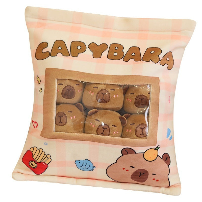 Poupée en peluche Capabala Décompression 6 sacs Capybara Costume