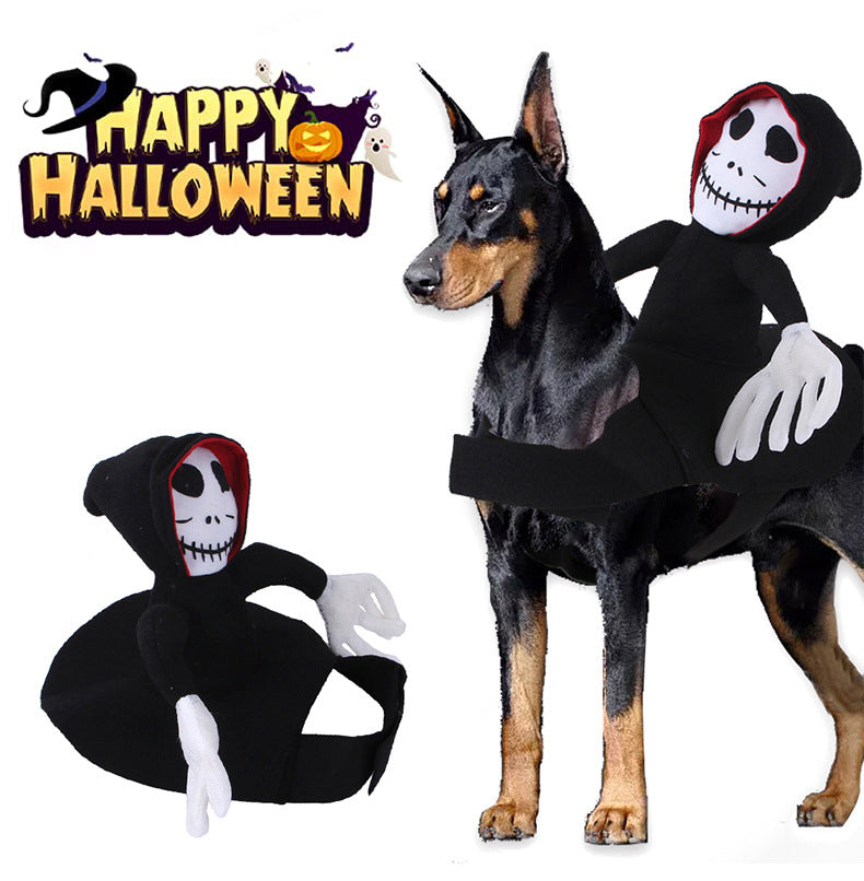 NUEVO divertido disfraz de Halloween para mascotas, decoración para mascotas de Halloween, disfraz de Cosplay para mascotas, ropa para mascotas de Halloween, chaleco de calabaza araña