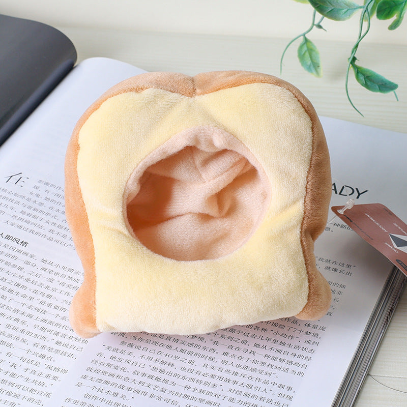 Bread Little Bear Plush Toys Cute Yellow Chicken Frog-shaped Wallet Package Pendant Rabbit Doll Keychain Ornaments