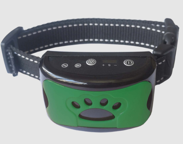 Collar de entrenamiento para perros, eléctrico, resistente al agua, Control remoto, recargable, entrenador para perros, supresor de ladridos con sonido de vibración de choque