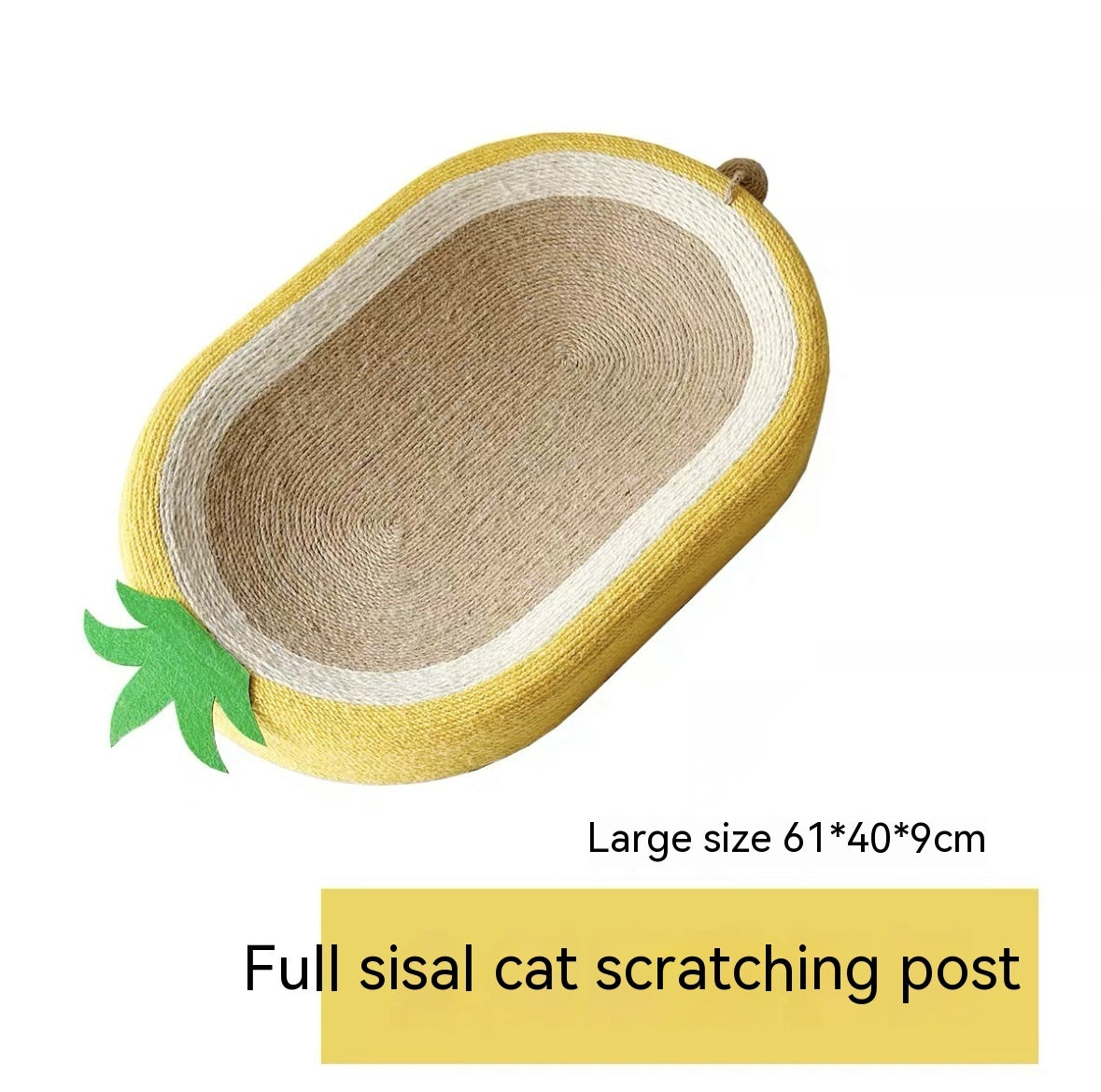 Cat Scratch Board Nest Sisal Wear-resistant Non-chip Round Grinding Claw Toy