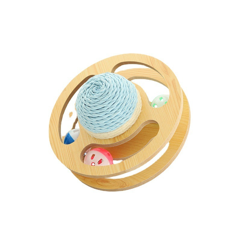 Sisal Rope Cat Scratcher Ball Toys Interactive Scratching Post Kitten Toy Furnature Scraper Grinding Scratch Board Ball For Cats