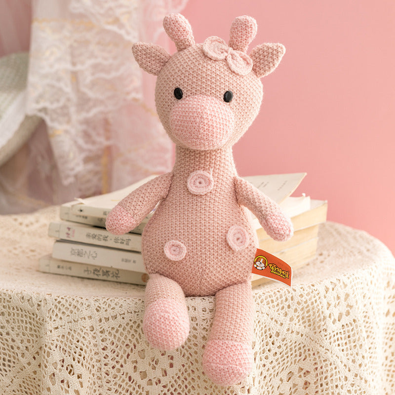 Woolen Doll Elephant Giraffe Sweater