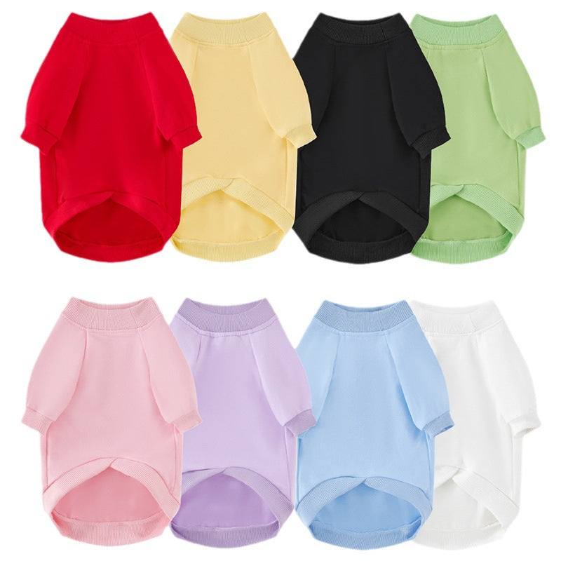 Blank Pullover Sweater Pet Clothes