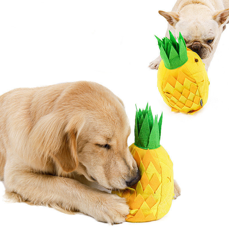 Household Pineapple Sniffing Pet Toy