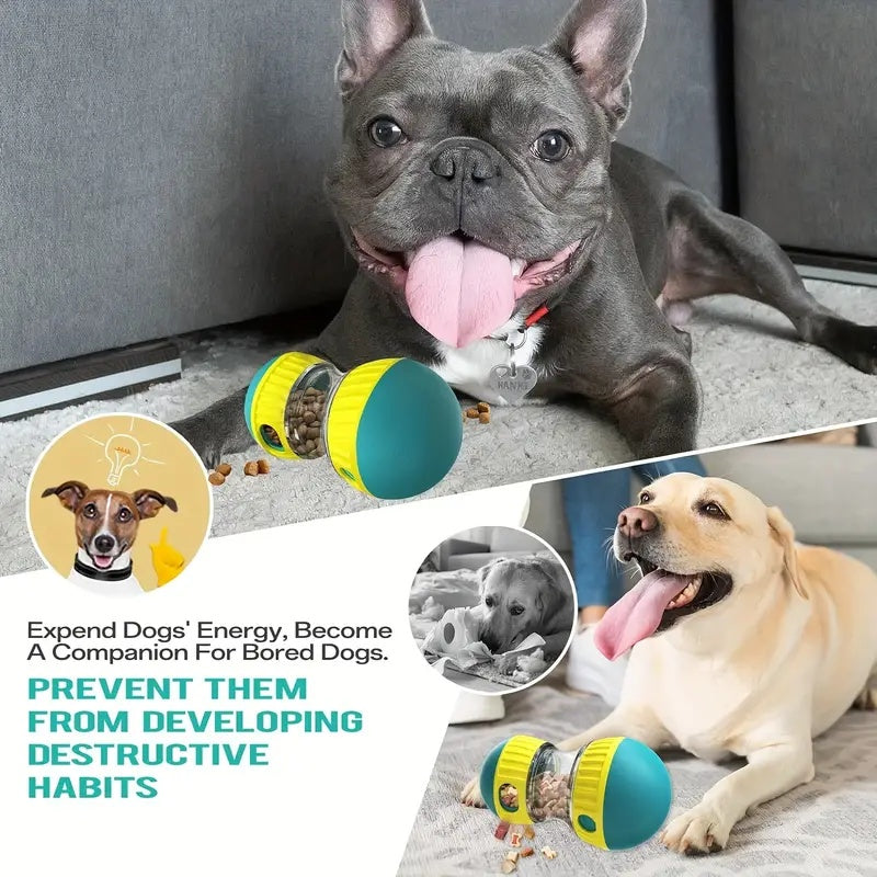 Distributeur de friandises réglable pour chiens - Stimulateur de QI interactif Mangeoire lente pour un plaisir sans ennui Jouet pour chiot Distributeur de friandises réglable pour chiens Puzzles Mangeoire