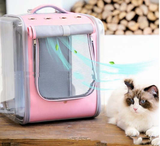 Capsule spatiale respirante, sac portable pour chat, fournitures pour animaux de compagnie