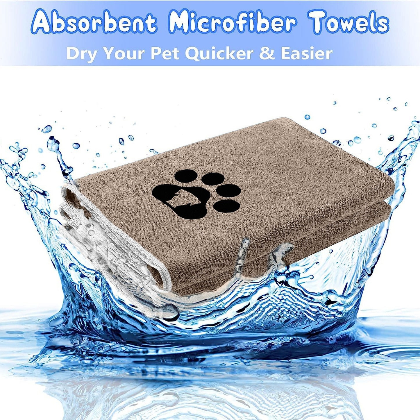 Water Absorbing And Quick Drying Ultra-fine Fiber Pet Towel