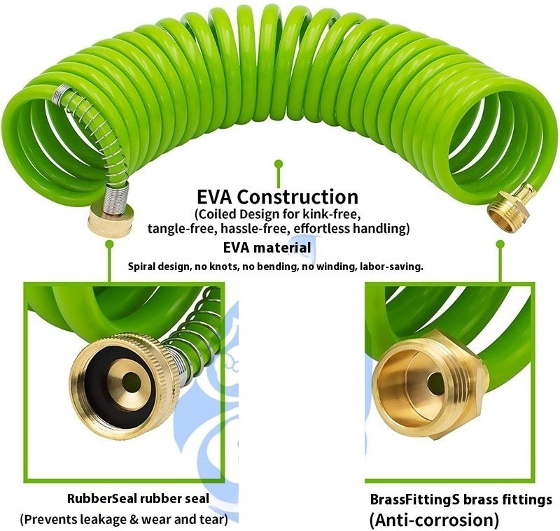 Tubo telescópico de resorte de EVA para jardín americano de 75 cm