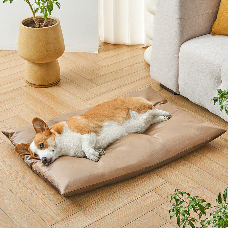 Tapis de couchage pour chat d'été frais pour animaux de compagnie, coussin pour chien, nid pour animaux de compagnie