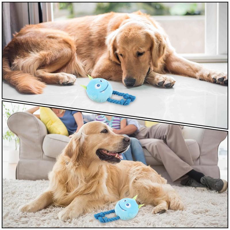 Squeaky  Toys For Dogs Strong Knot Design Cartoon Chewable Teething Toys Decorative Multifunctional Relaxing Supplies Dog