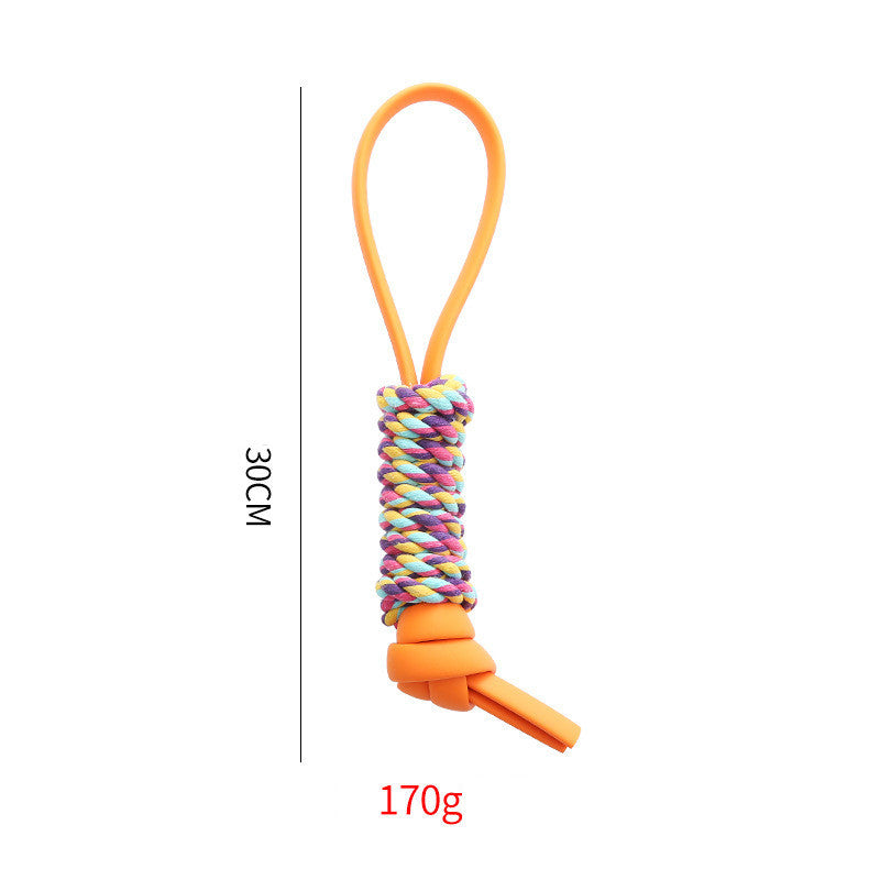 Perro TPR masticar juguete para mascotas resistente a morder dientes molares limpieza suministros para mascotas