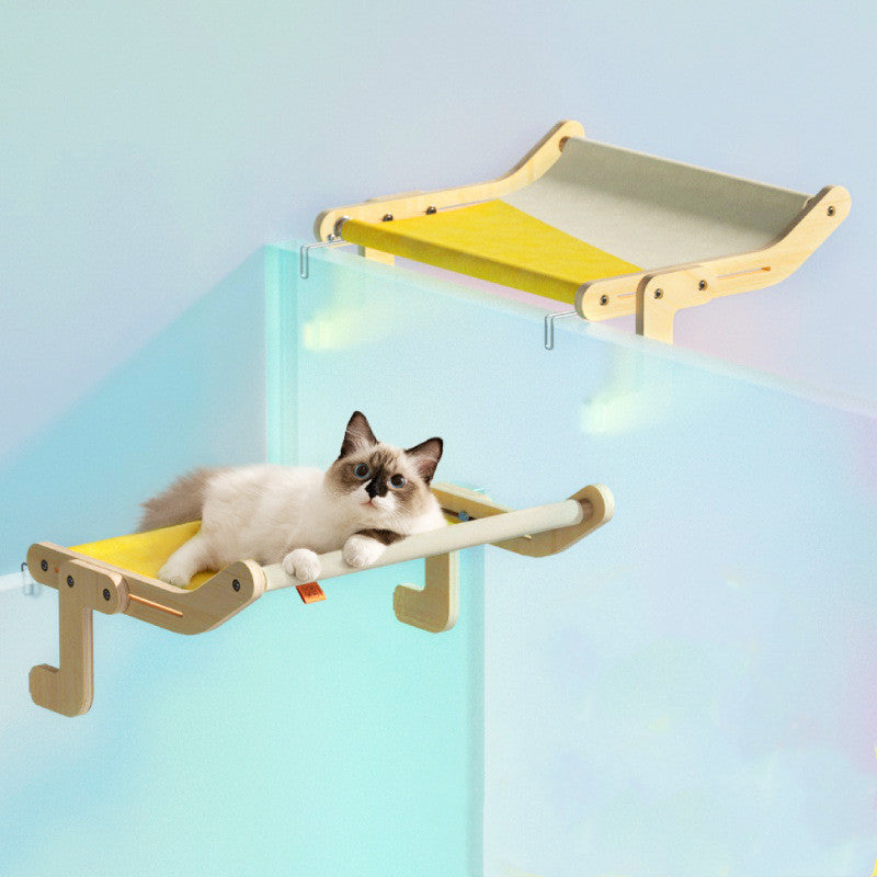 Window Glass Hammock Hanging Cat Litter Windowsill