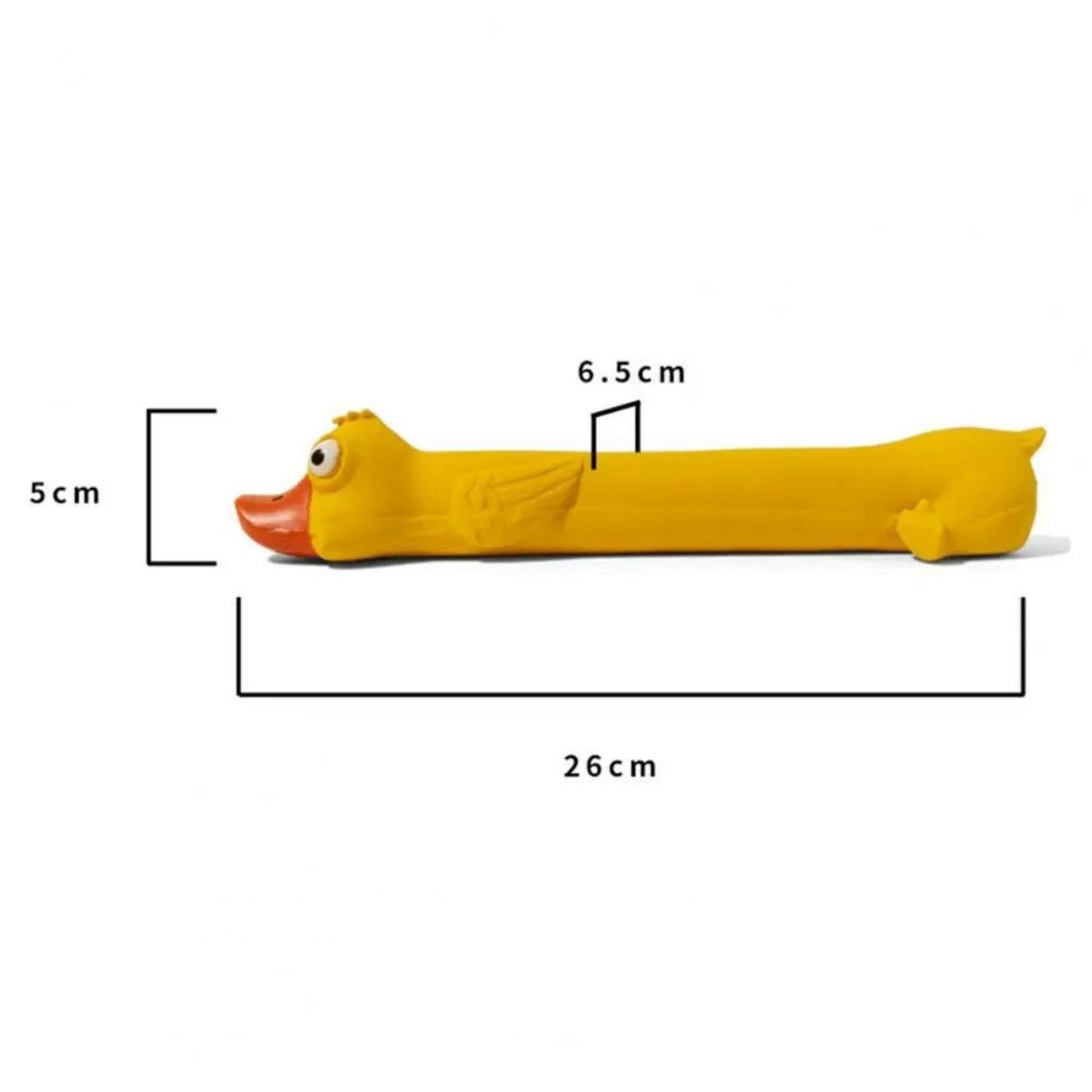 Jouet en latex pour chien qui grince des dents, jouet durable pour chien, motif canard jaune mignon, jouet couineur pour chien, soulagement de l'ennui