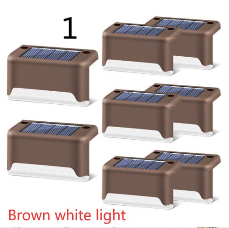 Nueva actualización, lámpara Solar LED resistente al agua para valla, luces solares para cubierta, luz de paso Solar para exteriores, para Patio, escaleras, camino de jardín, Patio