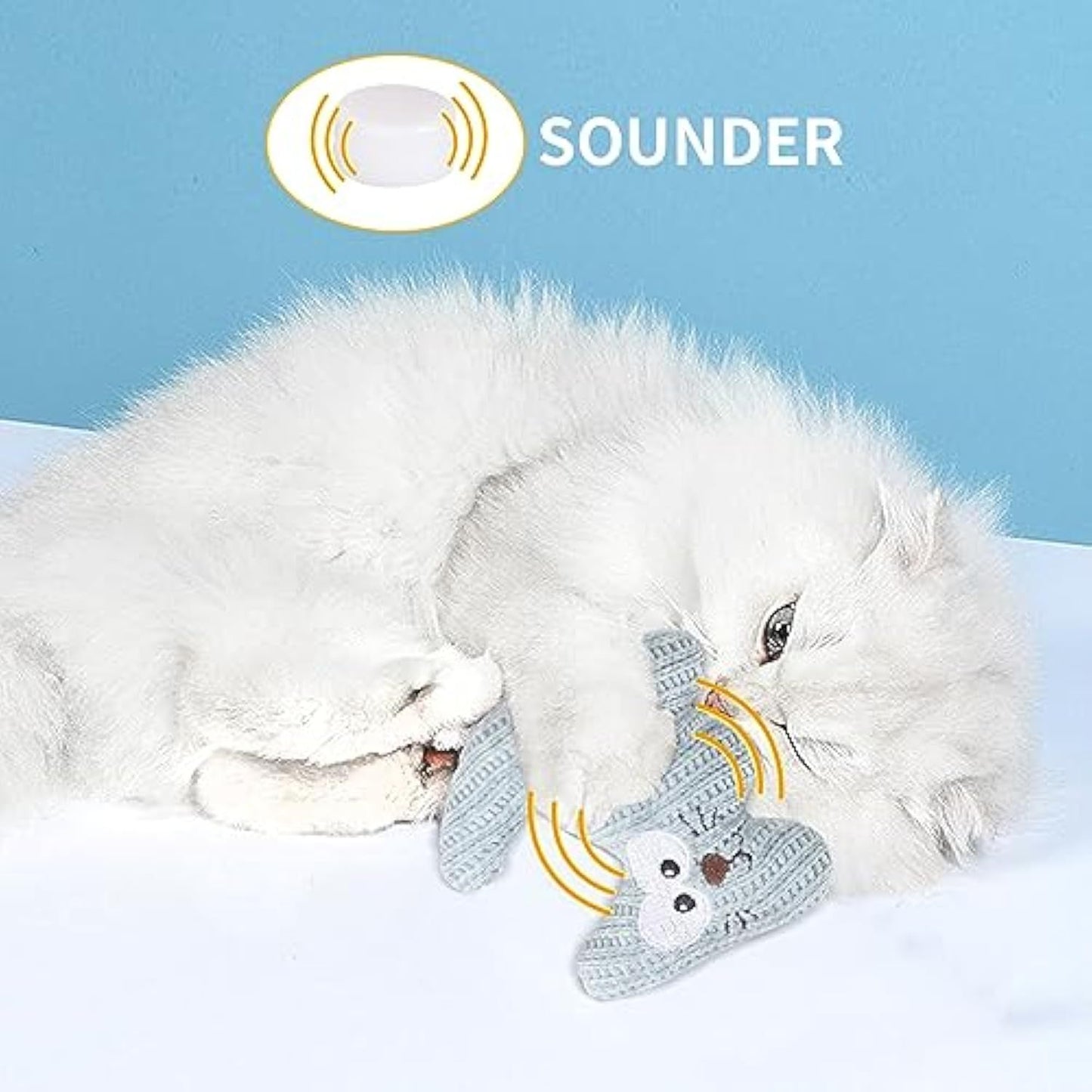 Jouet à l'herbe à chat pour chats et chatons, jouet à mâcher en peluche avec clochette, jouets à l'herbe à chat résistants aux morsures, jouet de dentition pour chat