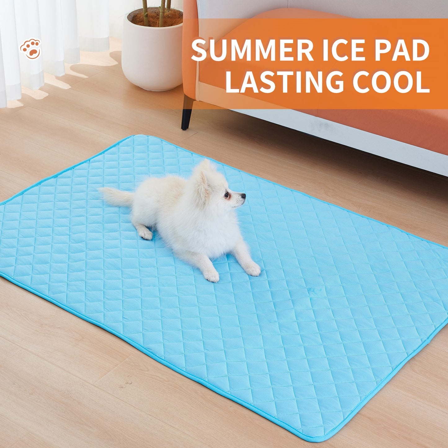 Almohada para perros, estera refrescante de verano para mascotas y almohadilla para dormir, estera refrescante impermeable para mascotas para gatos y perros, suministros de refrigeración, estera autorefrigerante