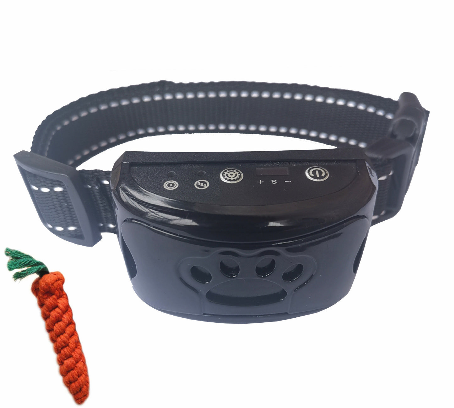 Collar de entrenamiento para perros, eléctrico, resistente al agua, Control remoto, recargable, entrenador para perros, supresor de ladridos con sonido de vibración de choque