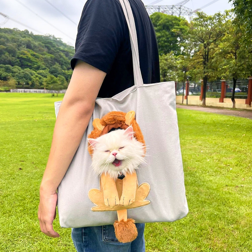 Cat Diaper Portable Pet Bag Canvas Shoulder