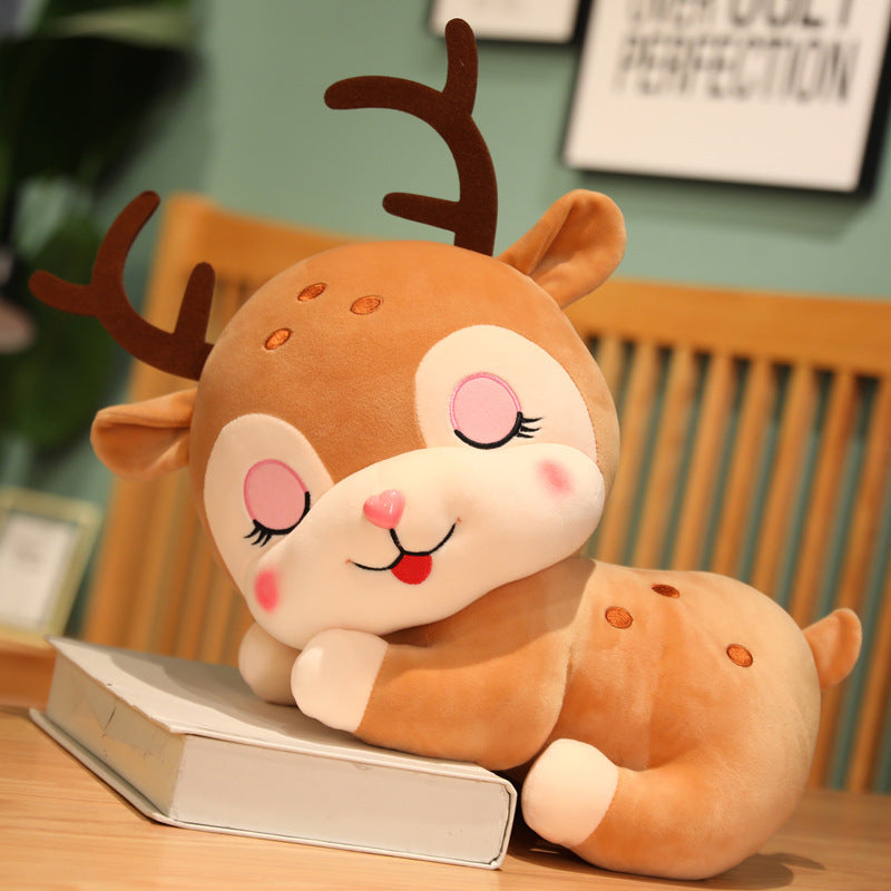 Family Fashion Sika Deer Doll Plush Toy