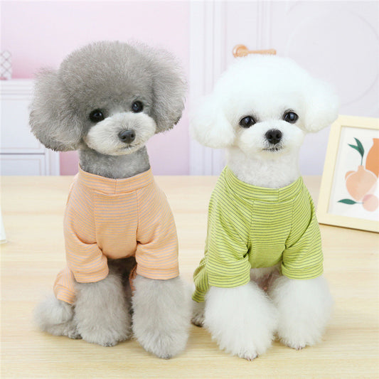 Thin VIP Bichon Small Dog Cat Homewear Pajamas