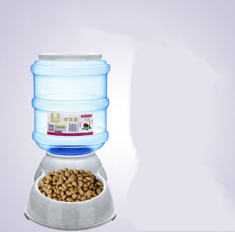 Chats chiens mangeoire automatique pour animal de compagnie fontaines d'eau potable grande capacité en plastique animaux chien bol de nourriture distributeur d'eau