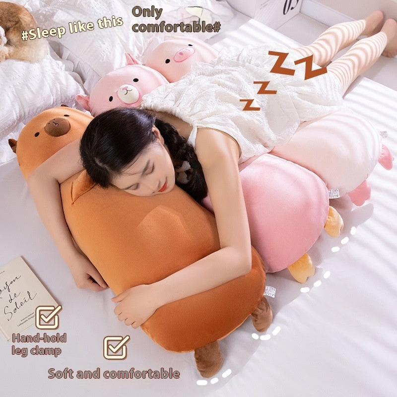 Cartoon Animal Girls' Bed Sleeping Leg-supporting Pillow