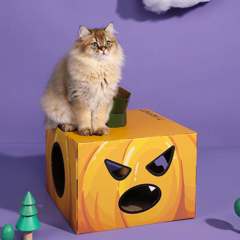 Corrugated Litter Toys Cat Supplies Halloween