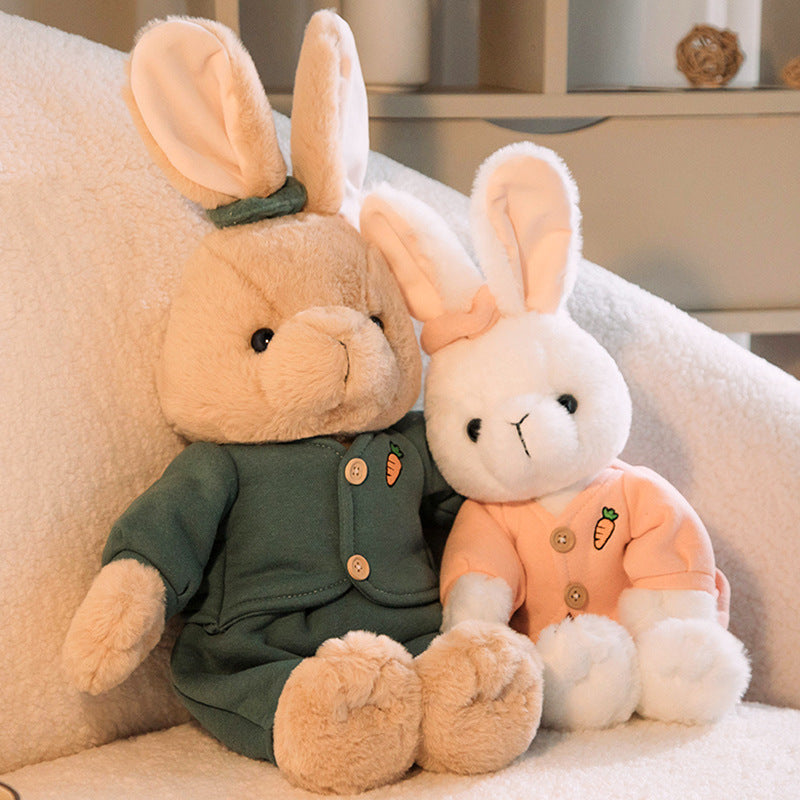 Cute Dressed Radish Rabbit Doll Plush Toy