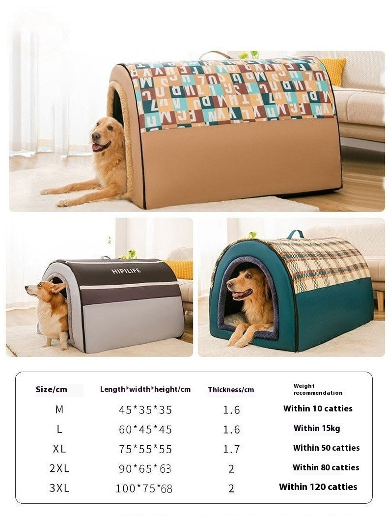 Big Kennel Four Seasons Universal Removable And Washable