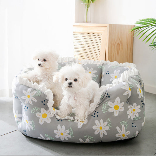 Cama para perros pequeños Kennel Four Seasons, nido para perros y gatos, universal, extraíble y lavable, suministros para mascotas