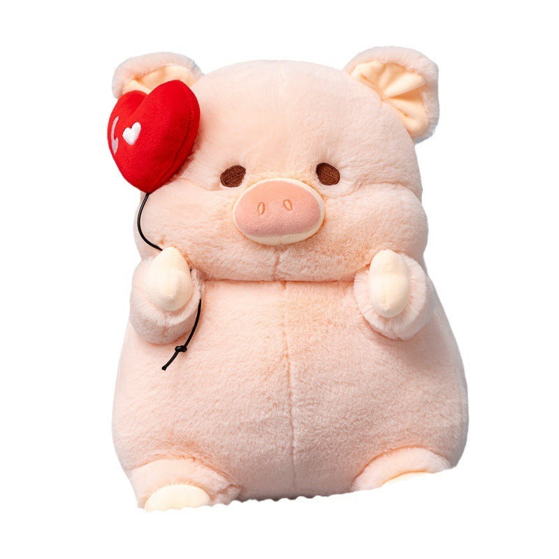 Poupée d'amour en peluche cochon ange