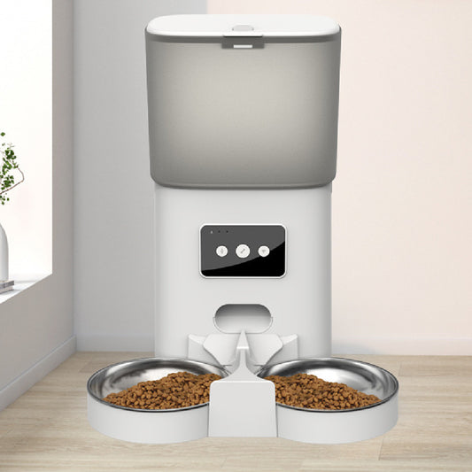 Automatic Pet Feeder 6-liter WiFi Version Smart Adjustable Dual