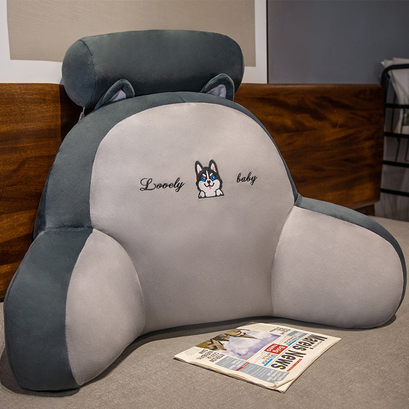 Cartoon Bedside Cushion Soft Bag Removable And Washable Sofa Back Cushion