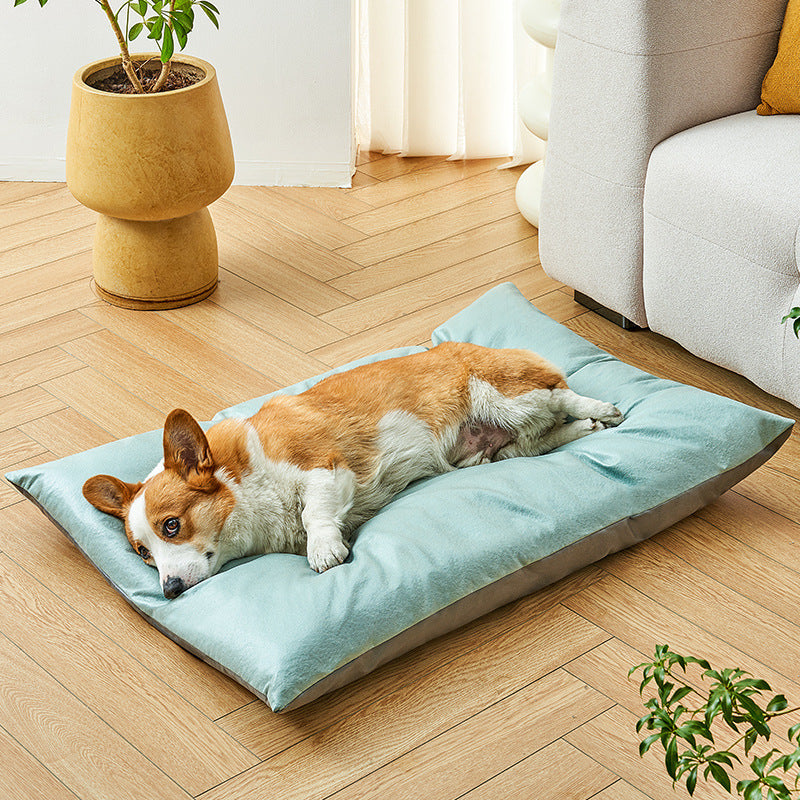 Tapis de couchage pour chat d'été frais pour animaux de compagnie, coussin pour chien, nid pour animaux de compagnie