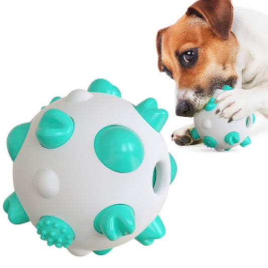 Dog Teething Chew Pet Toy Ball For Dogs Can Be Used For Pet Teeth Cleaning  IQ Training  Exercise, Stress Relief Interactive Entertainment