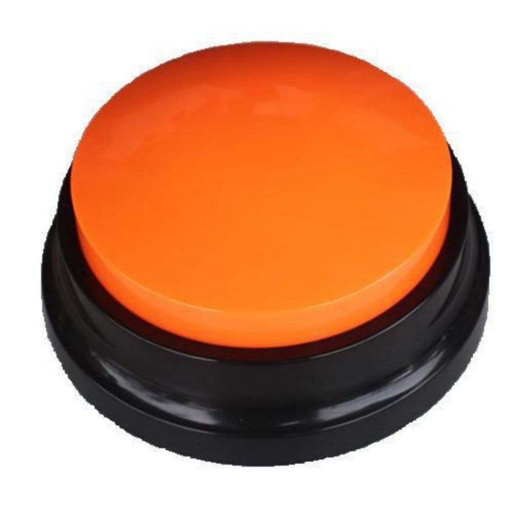 Voice Recording Button For Communication Pet Training Buzzer 30 Second Record Playback Dog Toy Voice Recording Clicker