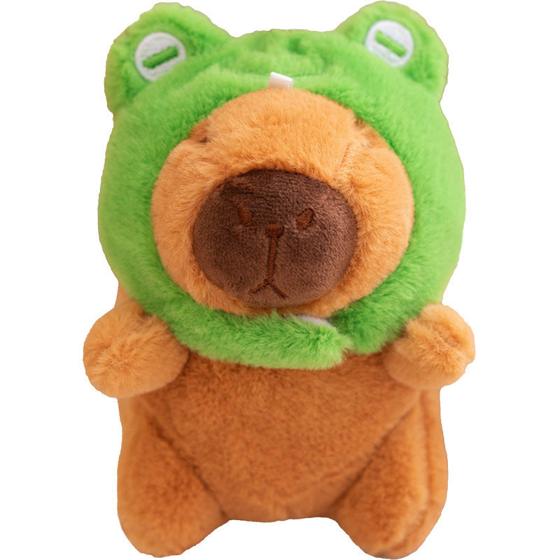 Capabala Capybara Doll Guinea Pig Peluche Juguete Pequeño Colgante Niñas Bolsos Adorno Llavero