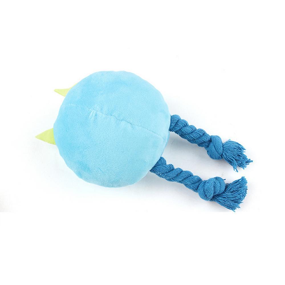 Squeaky  Toys For Dogs Strong Knot Design Cartoon Chewable Teething Toys Decorative Multifunctional Relaxing Supplies Dog