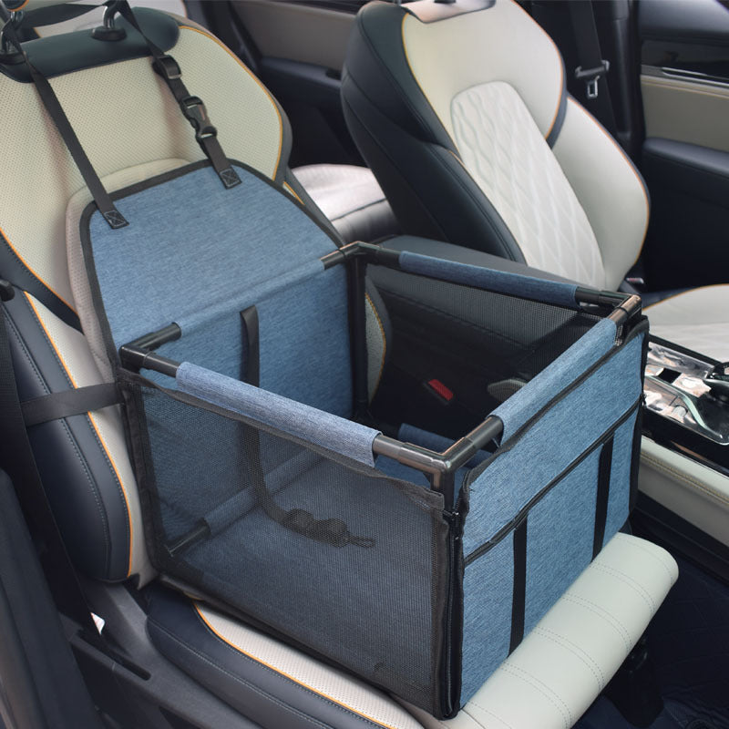 Alfombrilla para coche para perros, asiento de seguridad para mascotas, bolsa impermeable antisuciedad para uso en coche, perrera para coche