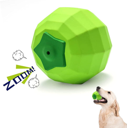 Juguete chirriante para perros para masticadores agresivos Juguetes interactivos para perros medianos y grandes Juguete para masticar con forma de pelota para limpiar los dientes de razas grandes con caucho natural no tóxico